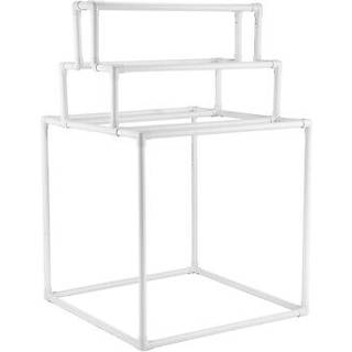 VEVOR POOL THOWN RACK 8 S?RER Udend?rs PVC H?ndkl?deholder Freestanderende poolh?ndkl?de Stand ved siden af ???oblebad udend?rs indend?rs quilt