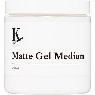 Kreatima Matte Gel Medium, mat, gelbaseret medium til akrylfarve, 250 ml