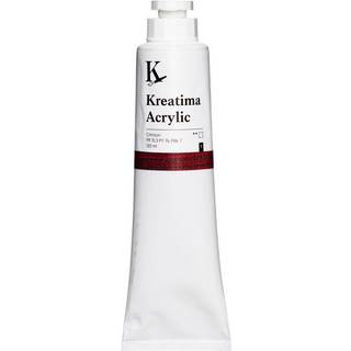 Kreatima Acrylic akrylfarve 120 ml – Crimson PR 15:3 PY 74 PBk 7