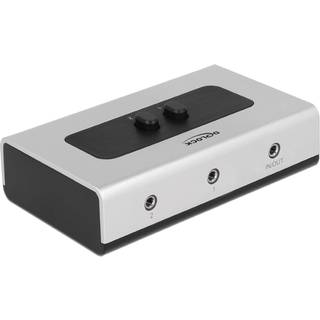 Delock Switch Minijack 3.5 mm - Manuel - 2 vejs