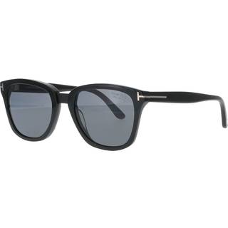 TOM FORD Mand FT1213 GRAYDON 01D Solbriller Acetat Sort Røg Firkantet Polariseret