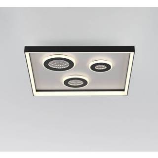 Design loftslampe sort inkl. dæmpbar LED med fjernbetjening - Dune