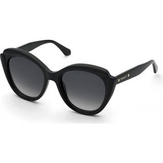 Twinset Kvinde STW070 700 Solbriller Acetat Sort Røg Sommerfugl Normal Skygge