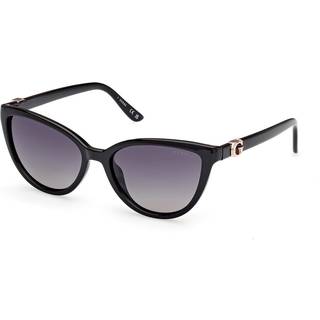 Guess Kvinde GU00189 01D Solbriller Injiceret Sort Røg Cat Eye Polariseret