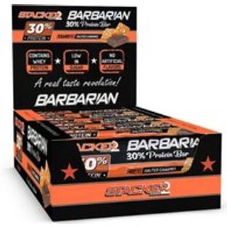 Stacker2 Europe - Barbarian 30% Protein Bar, Salted Caramel - 12 x 45g