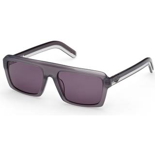 Adidas Originals OR0133 20A 55 Solbriller Mænd Grå - Transparent Dark Grey - 55mm