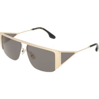 Victoria Beckham Kvinde VB250S 714 Solbriller Metal Guld Grå Firkantet Normal