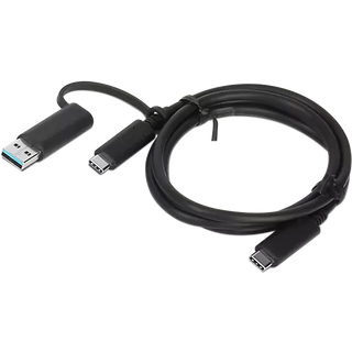 Lenovo Hybrid USB-C med USB-A-kabel 4X90U90618