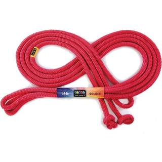 Bare hopp det 16 'fods enkelt hoppet reb - aktiv udend?rs ungdomsfitness - dobbelt hollandsk l?ngde - r?d