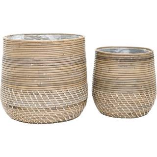 Moro Kurve, Kubu rattan, sæt á 2 stk.