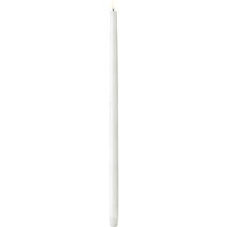LED Tall Taper Lys, Nordic White