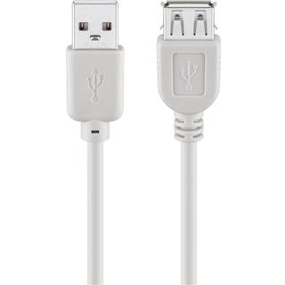 USB 2.0 forlængerkabel, sort | USB A hun han | 60 cm | PRIS-MATCH