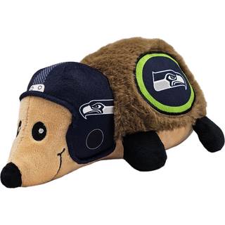 NFL Seattle Seahawks Plys Hedgehog Legetj til hunde og katte Cool bldt kledyrslegetj til sjov og interaktiv leg Hundetyggelegetj med Squeake