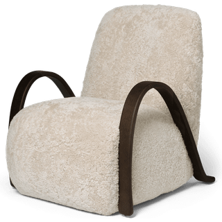 Buur Lounge Chair - Sheepskin - Moonlight