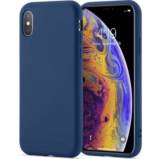 Mobique TPU Cover iPhone X/XS Mørkeblå