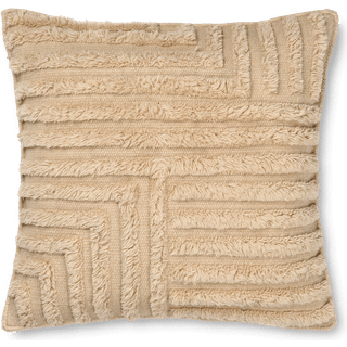 Crease Wool Cushion Cover - Light Sand