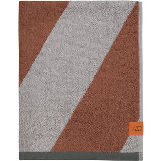 Mette Ditmer Diagonal Badehåndklæde 70x133 Cm - Håndklæder & Badelagner Bomuld Brick - DIATWL54