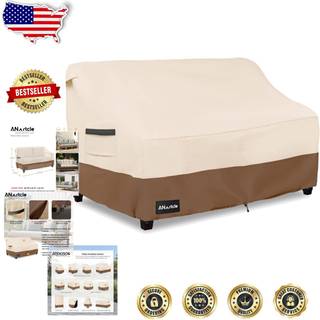 Anartcle 3-Seater Patio Sofa Cover 79W x 37d x 35 timer inches Outdoor Couch Cover 100% Vandtæt Heavy Duty Patio Sofa Covers Patio Furniture Cove