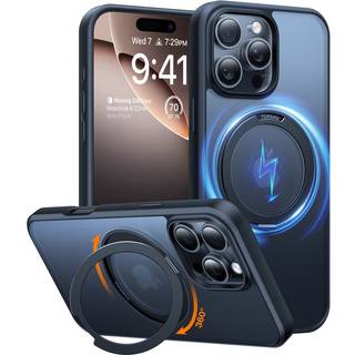 Torras Ostand Pro Case for iPhone 16 Pro Max (Black)
