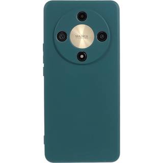 EIDERWOOD Honor Magic6 Lite 5G Plast Case – Beskyttende Cover med Fiberforing og Præcis Kameraudskæring - Mørkegrøn