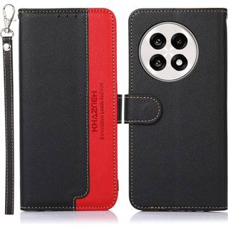 OnePlus 13R Wallet Cover i Kunstlæder med Strop - Sort