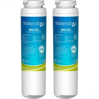 Waterdrop WD-F22 K?leskab Vandfilter Udskiftning til GE MSWF 101820A 101821B RWF1500A-pakke med 2 (Pakken kan variere)