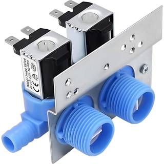 Ny opgradering 285805 vaskemaskine vandindløbsventil med monteringsbeslag - passer til Whirlpool, Kenmore, Maytag, Frigidaire, Electrolux