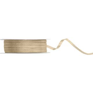 50 meter Satinbånd Cold Guld, 3 mm – Elegant og holdbar dekoration til enhver fest