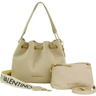 Valentino Bags Pansy Bucket taske elfenben