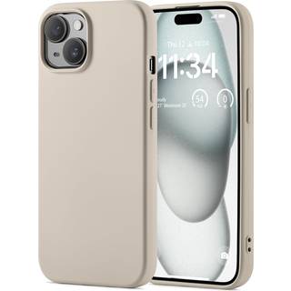 Mobique TPU Cover iPhone 15 Beige