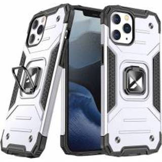 Wozinsky Ring Armor Case Kickstand Holdbar RUGGED Cover til iPhone 13 mini sølv