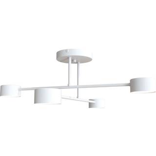 Loftlampe Modus 4, stål, 4 lyskilder, GX53, hvid