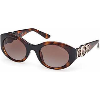 Guess Kvinde GU00198-H 52F Solbriller Injiceret Havana Marrone Rund Normal Sfumato