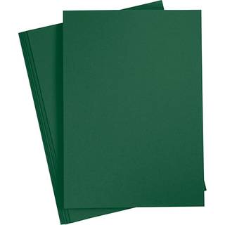 Mørk Grøn A4 Karton 180g - 20 Ark