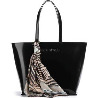 Just Cavalli Chain Foulard Style 10 Shopper taske sort