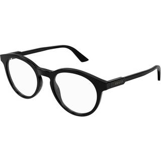 Gucci Mand GG1822O 001 Optiske stel Acetat Sort Transparent Rund