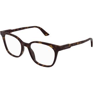 Gucci Mand Gucci GG1821O 002 Optiske stel Acetat Havana Transparent Rund