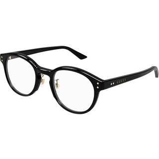 Gucci Mand GG1898OA 001 Optiske stel Acetat Sort Transparent Rund