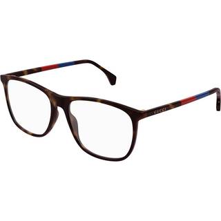 Gucci Mand GG0554O 010 Optiske stel Acetat Havana Transparent Firkantet