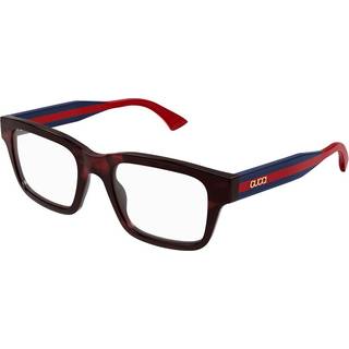 Gucci Unisex GG1865O 009 Optiske stel Acetat Havana Transparent Firkantet