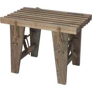 Hillerstorp, Ecobench 60 cm Ask olieret grå