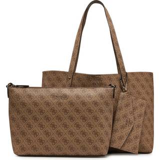 Guess Brenton Shopper taske lysebrunt