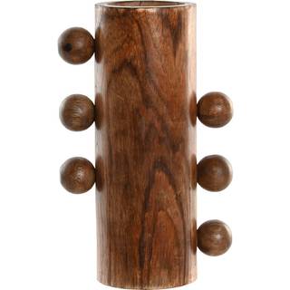 Vase Home ESPRIT Mangotræ 10 x 10 x 28 cm