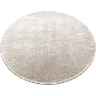 Tæppe VISCO cirkel sølv 3 plys, IMITATION AF KANINPELS cirkel 200 cm