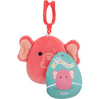 Squishmallows 9 cm P22 Clip On - Kyla Pink Elephant