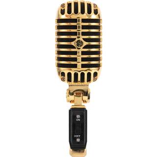 Professionel kablet vintage klassisk mikrofon (guld)