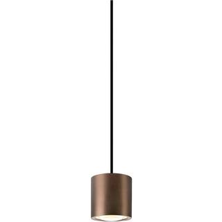 SLV LED-hængelampe Oculus, kobberfarvet, Ø 9 cm, dæmpbar til varmt lys