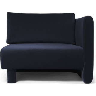 Dase Sofa Armrest Right Rich Velvet - Navy