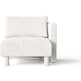 Dase Sofa Chaise Longue Right - Bouclé - Off-white