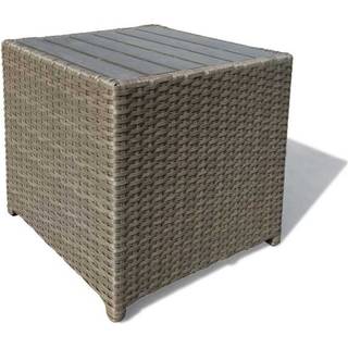Sidebord 40 x 40 cm champagne
